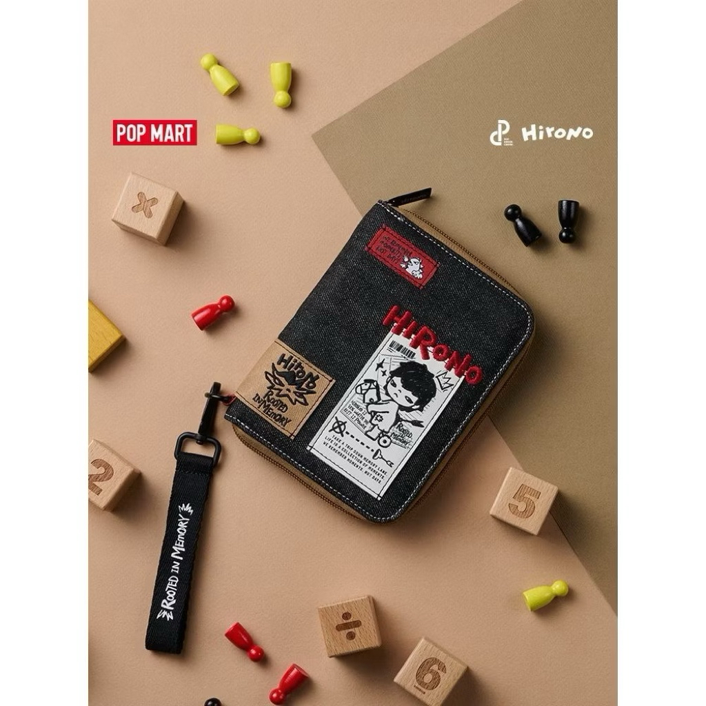 พร้อมส่งจากไทย🇹🇭🚚 Popmart POPMART Ono Hirono Echo Series Passport Bag Travel Abroad Portable Storage