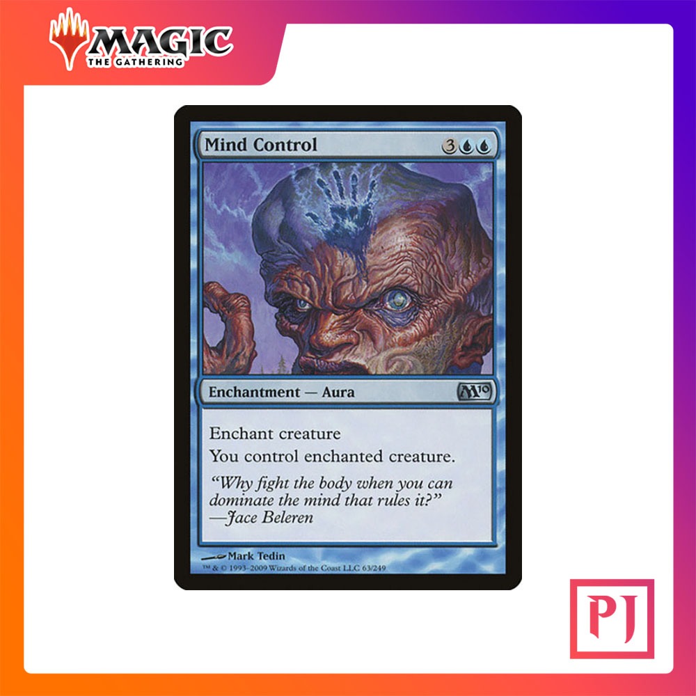 [MTG] Mind Control [M10] [BLUE] [UNCOM] [NORMAL] [ENG] (การ์ดเมจิค / Magic the Gathering)