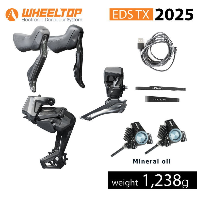 สินค้าพร้อมจัดส่ง Wheeltop EDS TX 2025 เบาขึ้น 70g ระยะเบรคปรับได้ เบรครุ่นใหม่ ราคา ถูกที่สุด ดีลบีเคเค แกลเลอรีภาพที่ 2