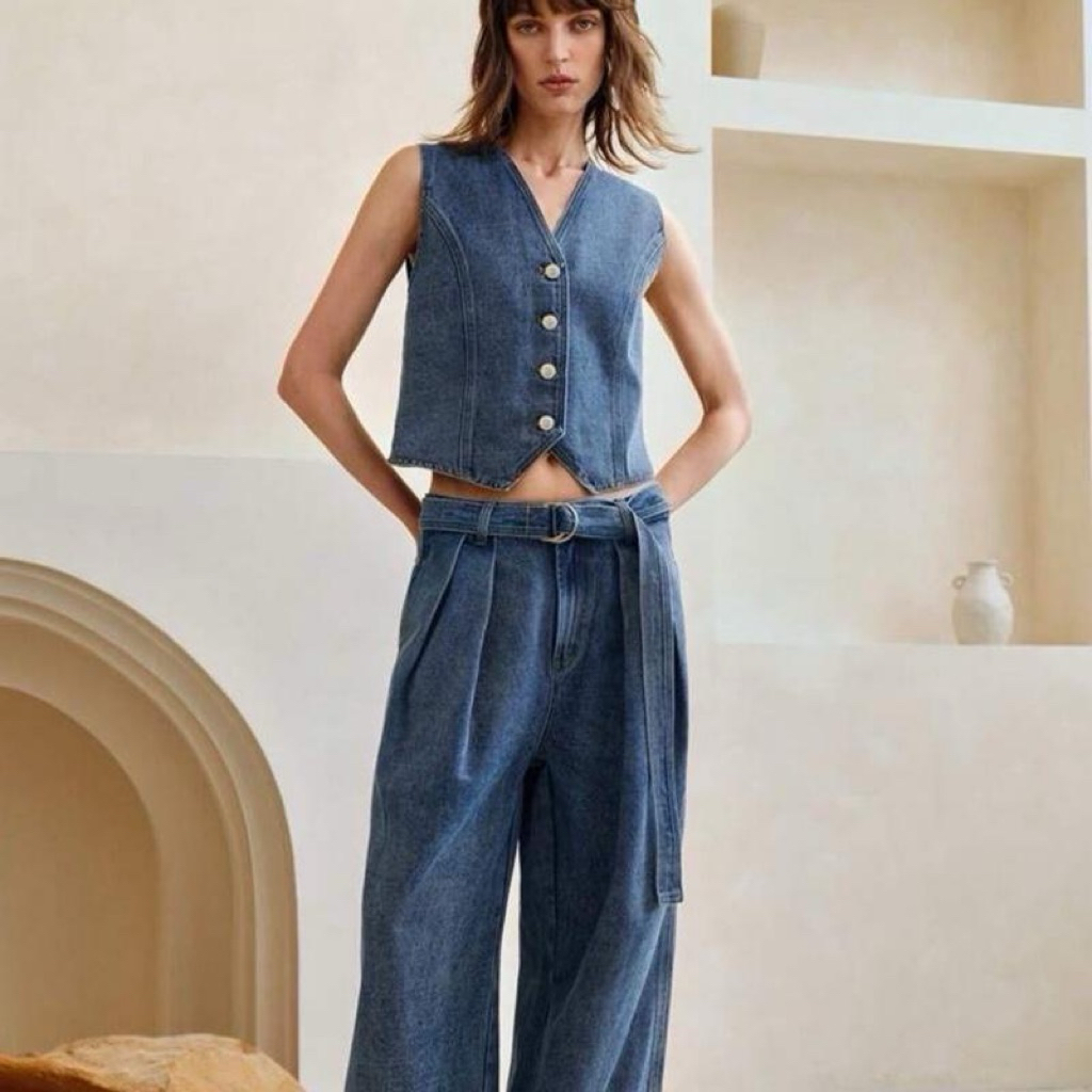 #33-1 เสื้อ STUDIOX2 DENIM VEST