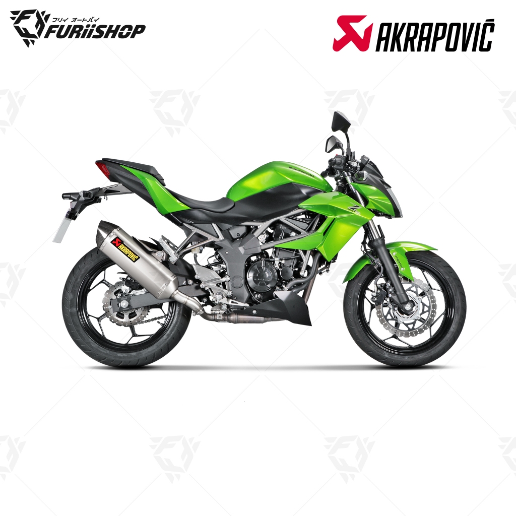 ท่อสูตร/ท่อแต่ง/ท่อไอเสีย Akrapovic Slip on Titanium : for Kawasaki Ninja250SL/Z250SL Ninja125/Z125 