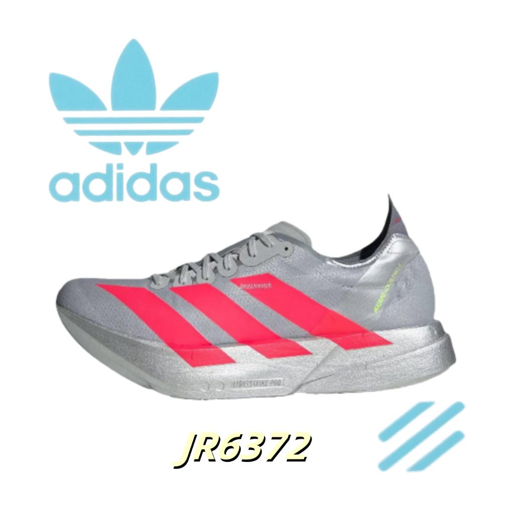 ของแท้ 100 % 🥾adidas Adizero Adios Pro 4  JR6372 รองเท้าผ้าใบสำหรับผู้ชาย และผู้หญิง