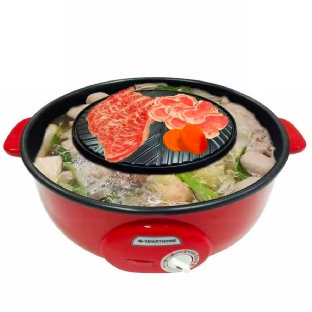 SMARTHOME หม้ออเนกประสงค์ หม้อสุกี้ 1300 วัตต์ รุ่น EG-1300 รับประกัน3ปี