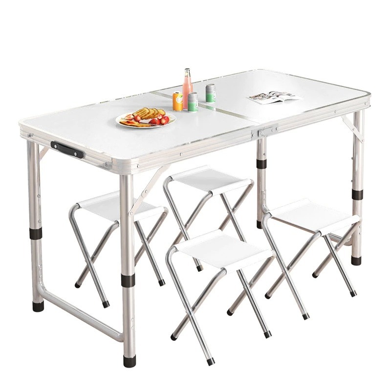 โต๊ะพับ ขาอะลูมิเนียม ปรับระดับได้ 3 ระดับ โต๊ะปิกนิก Folding Table พับเก็บได้อลูมิเนียม - รูปที่ 7