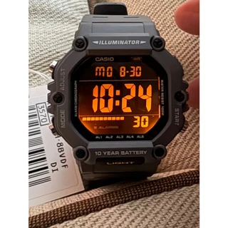 CASIO ของแท้ ประกันศูนย์ 1 ปี รุ่น AE-1600H-8BV นาฬิกาผู้ชาย สายเรซิน พร้อมส่ง