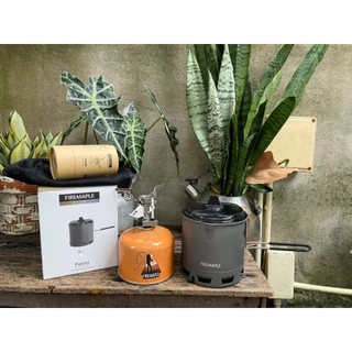 Fire Maple Solo Cook Set Petrel 750ml/Torch+Gas#ชุดเตาพร้อมหม้อน้ำหนักเบา รวมแก๊ส230กรัม สำหรับเดินป่า
