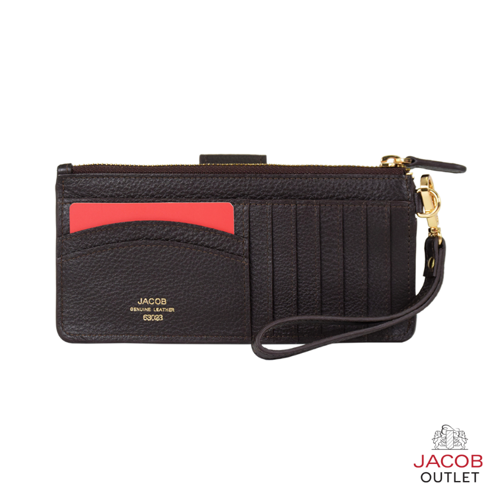 JACOB กระเป๋าสตางค์สตรี ดีไซน์เก๋มาพร้อมสายคล้องข้อมือ - รุ่น 63023 - รูปที่ 4