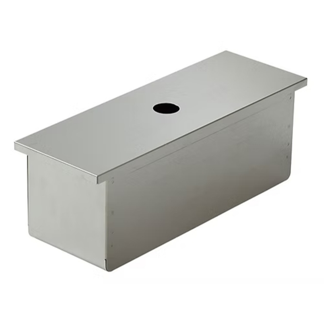 Snow Peak Stainless Box Half Unit (CK-025) กล่องสแตนเลสเก็บอุปกรณ์สำหรับชุดโต๊ะ IGT ขนาดครึ่งยูนิต