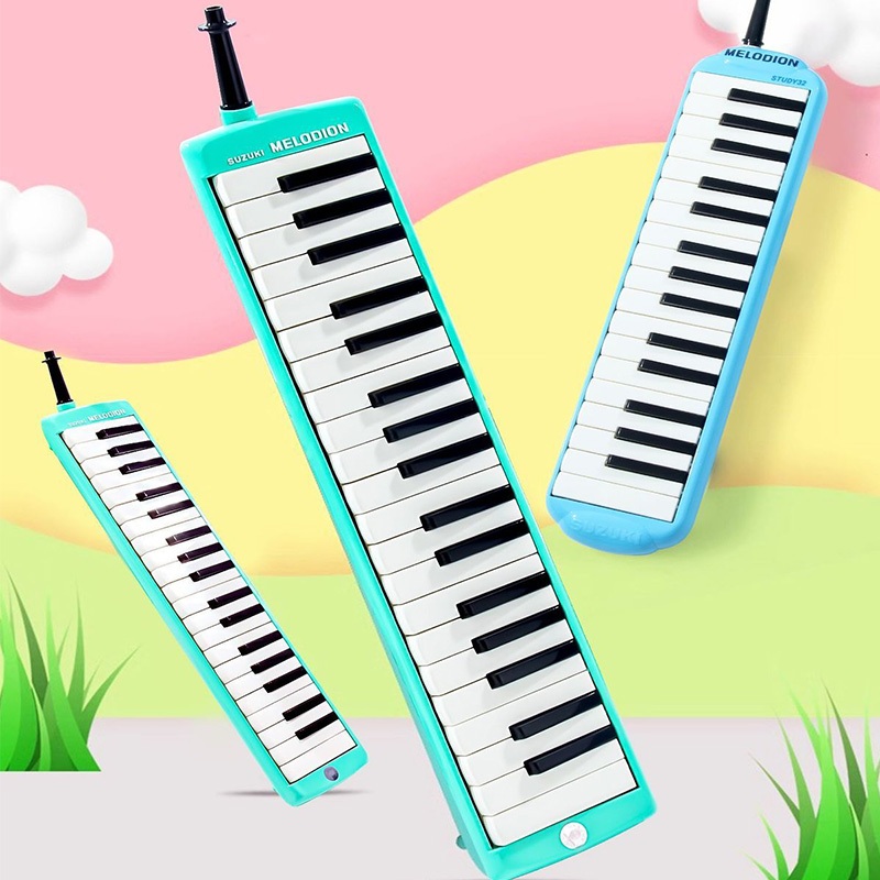 PERIMOM SUZUKI เมโลเดียน Melodion 32 Keys แถมฟรี กล่อง ปากเป่า สายเป่า MX32D - รูปที่ 2