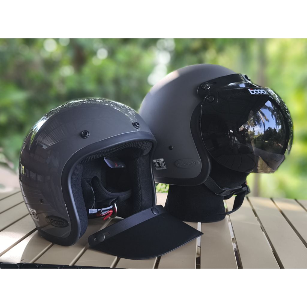 หมวกกันน็อคคลาสสิค วินเทจ พร้อมชิล BOGO แท้ - รูปที่ 7