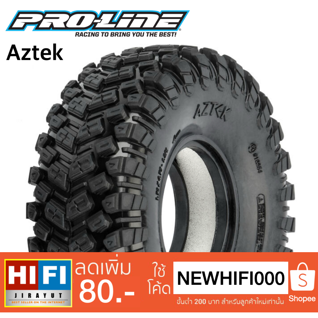 Proline Aztek G8 & Predator 1.9" Rock Crawling Tires ของแท้ 100% 🇺🇸 Made in USA ชุด 4 เส้น จัดส่งจาก