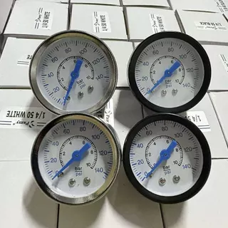 PAMY เกจวัดแรงดัน (Pressure Gauge)เกจ์วัดแรงดันลม น้ำ เกลียว1/8" และ 1/4" ขนาด 1หุน 2 หุน