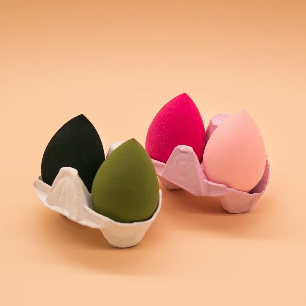 ฟองน้ำไข่ เกลี่ยรองพื้น Blending Sponge คุณภาพสูง สัมผัสนุ่ม ไม่กินรองพื้น (No Box)