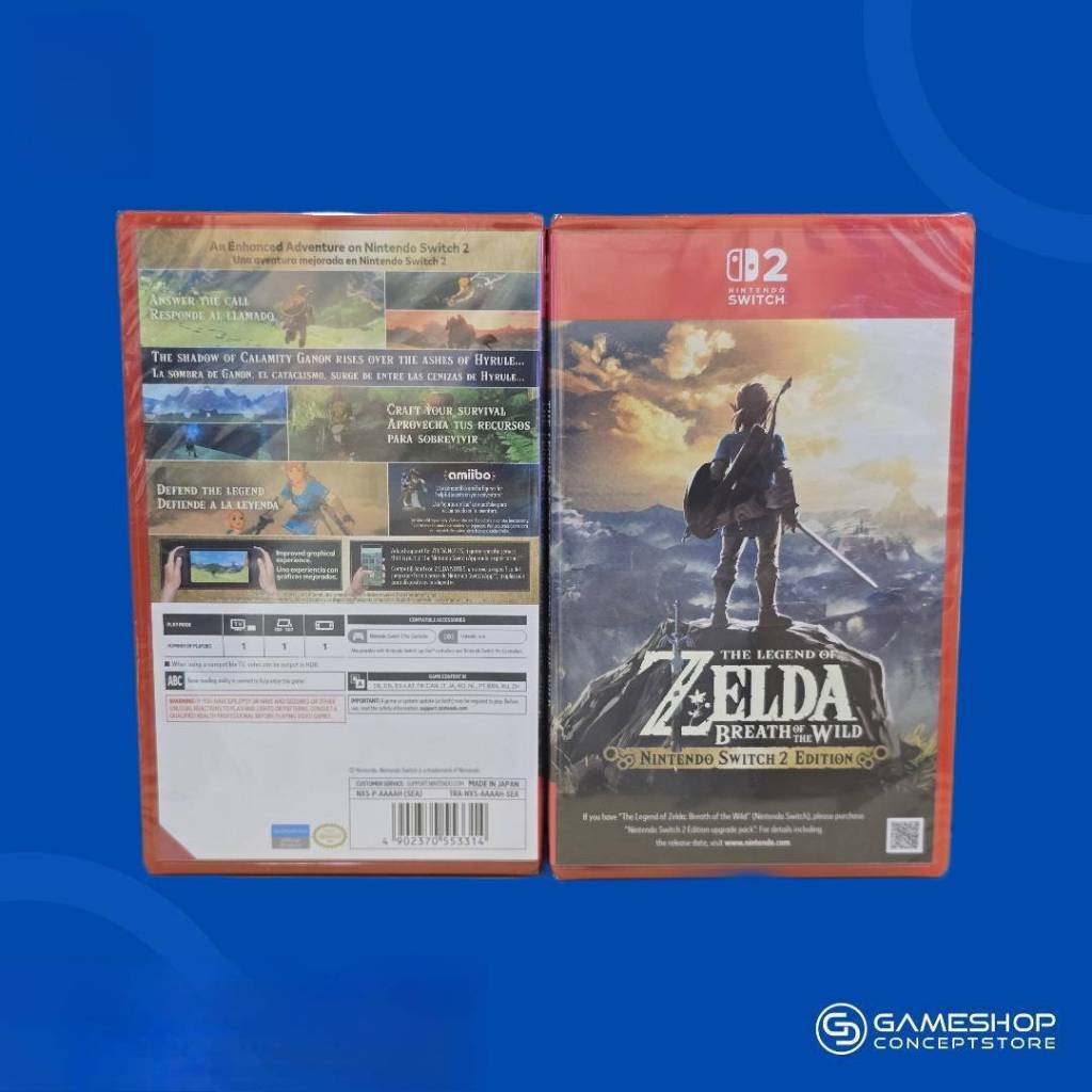 [พร้อมส่ง] Nintendo Switch 2 : NSW2  The Legend of Zelda: Breath of the Wild (US-ASIA)