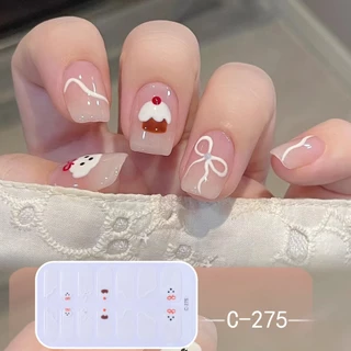 ร้านไทย สติ๊กเกอร์ติดเล็บ ราคาถูกส่งจากไทย สติ๊กเกอร์ติดเล็บ 3D ไม่ต้องอบ