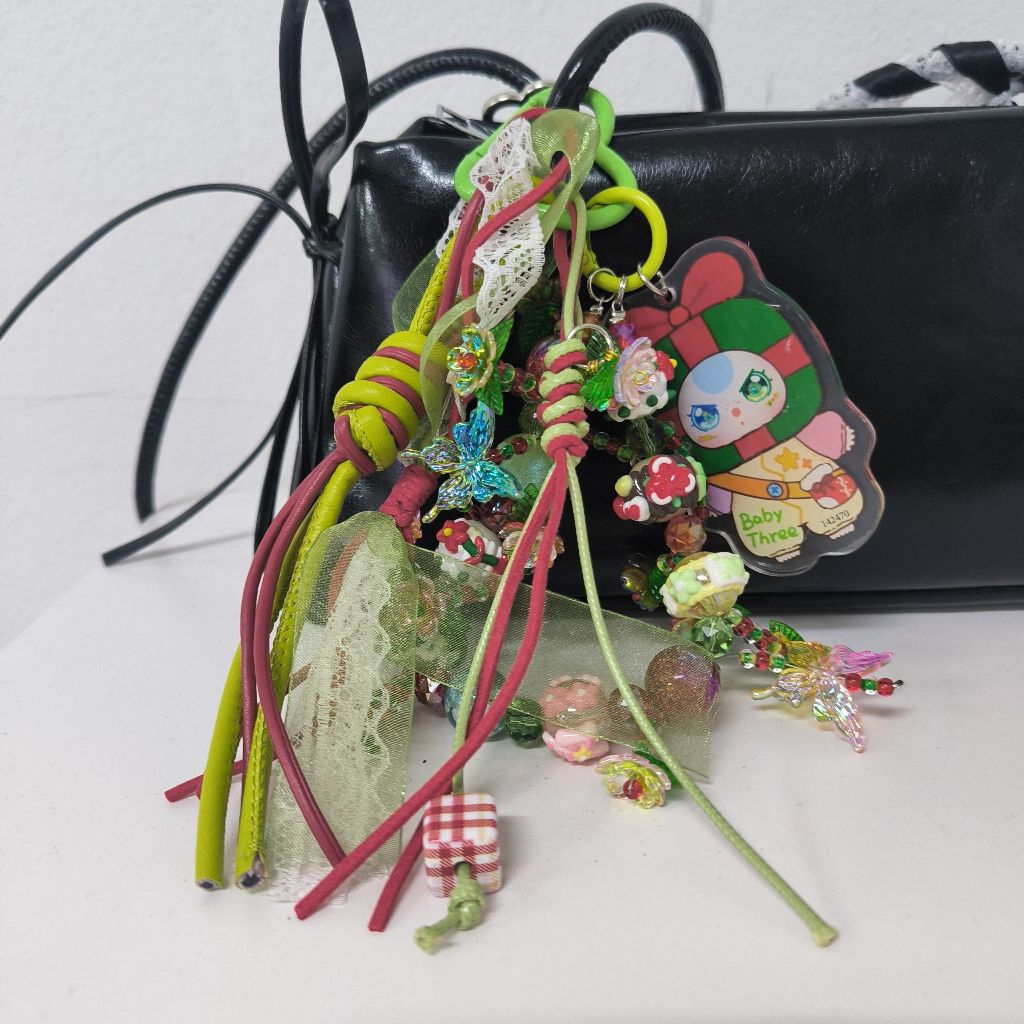 ใช้โค้ดลด 25%ได้  baby three diy time pendant secret พวงกุญแจ baby tree เบบี้ทรีกระจก   แบบเลือกตัว 