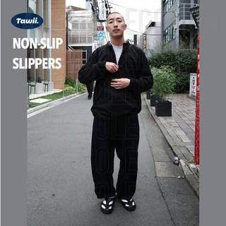 Tawii. รองเท้าแตะกลางแจ้ง Slip-ons รองเท้าแตะผู้ชาย กันลื่น เบา ทนทาน รองเท้าแตะแบบหนีบรุ่นรองเท้าหน้าฝน