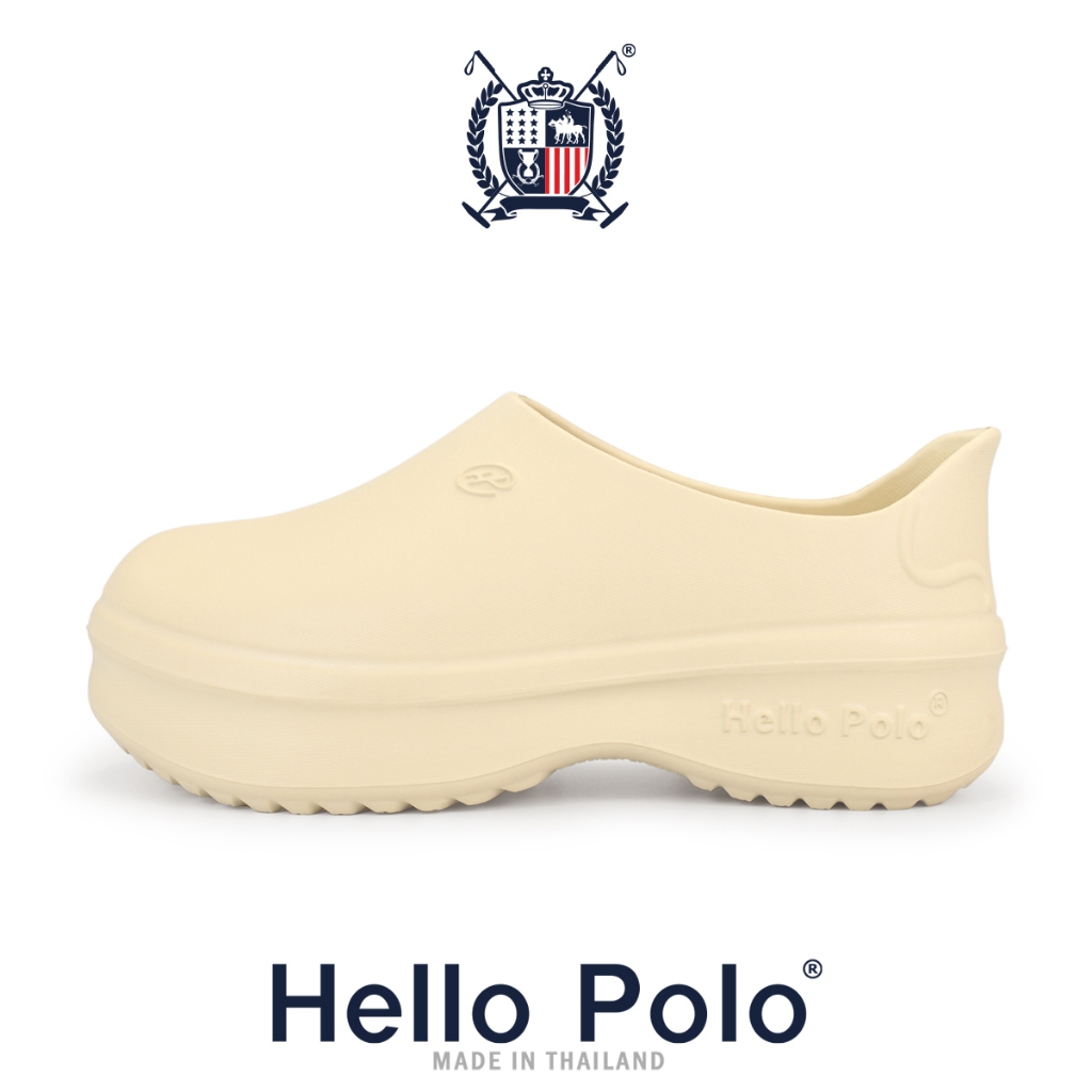 Hello Polo รองเท้าแฟชั่นผู้หญิง รองเท้าผู้หญิง กันลื่นและทนทาน เหมาะสำหรับใส่ไปช้อปปิ้งและทำกิจกรรมกลางแจ้งเบาๆ HP8042