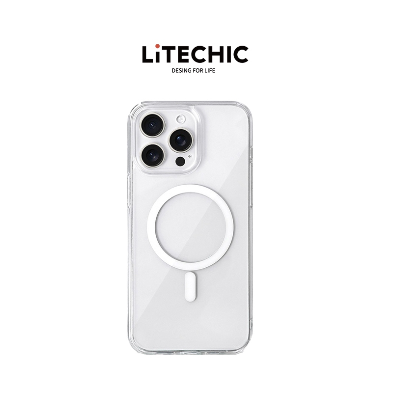 เคสใสกันกระแทก แม่เหล็ก เคสสําหรับไอโฟน11 เคสชาร์ได้ สำหรับIPhone 11 14 13 12 15 16 pro max Promax 7 XR 7Plus XS MAX SE – โปรปัง