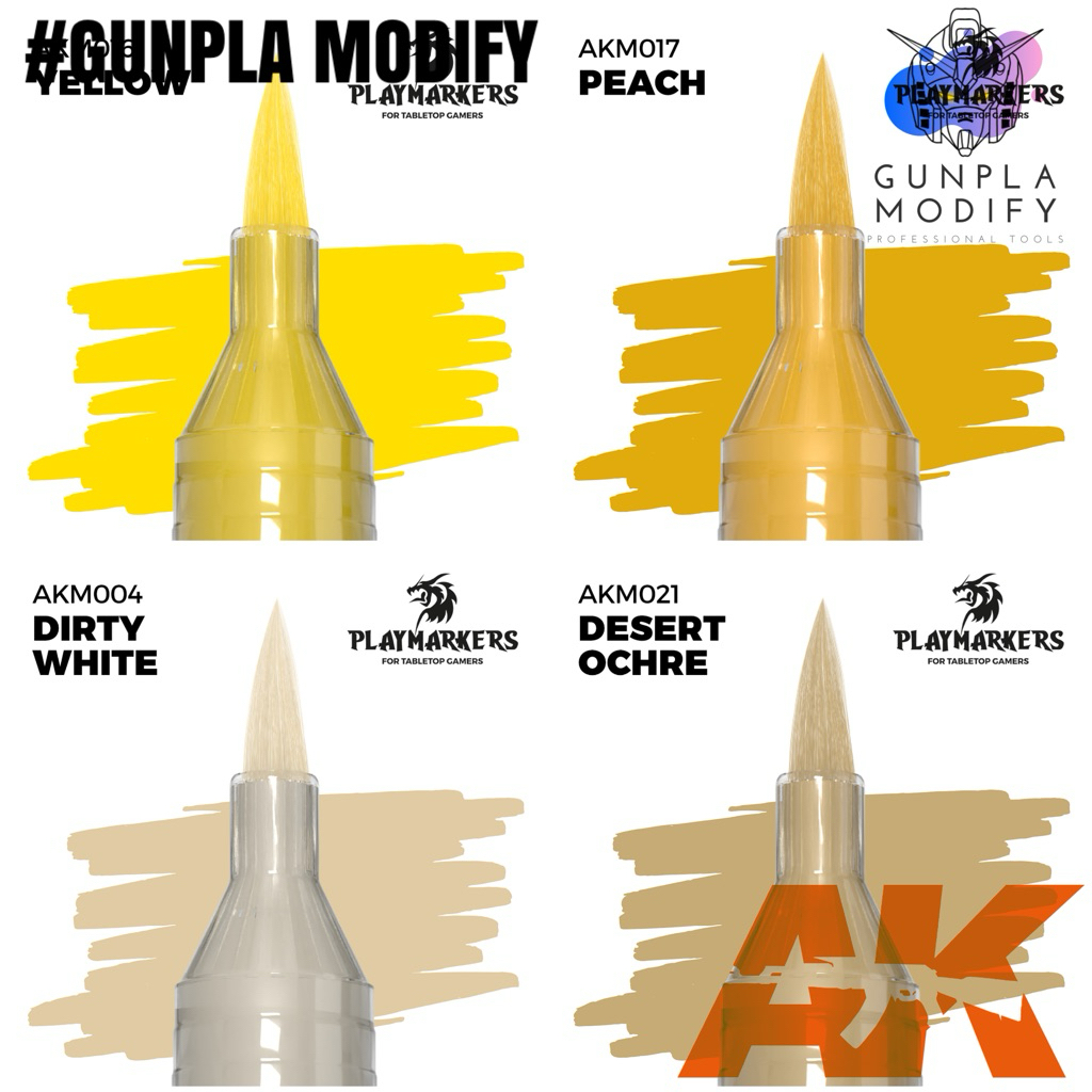 AK INTERACTIVE PLAYMARKERS ปากกามาร์คเกอร์ ระบายสี อะคริลิคสูตรน้ำ เฉดสี Fantasy