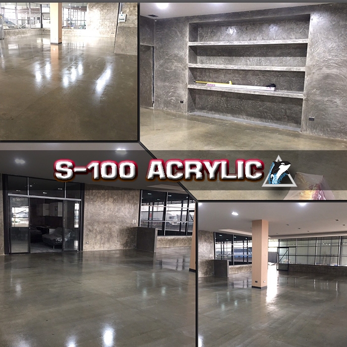 น้ำยาเคลือบอะคริลิค S-100 (ชนิดด้าน MATT) - ขนาด 3 ลิตร - รูปที่ 4