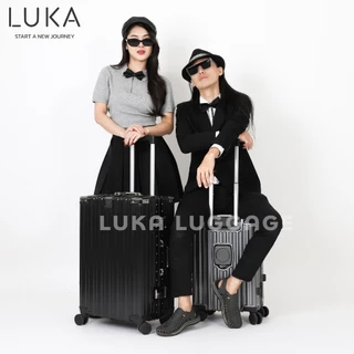 [รับประกัน5ปี]LUKA กระเป๋าเดินทาง เฟรมอลูมิเนียม 20 24 28 นิ้ว บอดี้ PC+ABS ตัวล็อค Stand Lock ตั้งรหัส 3 หลัก