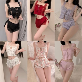ชุดนอนซาติน ✨ ลูกไม้เซ็กซี่ ผ้าใส่สบาย สายเดี่ยว หลากหลายสไตล์ 💕ส่งไวจากไทย