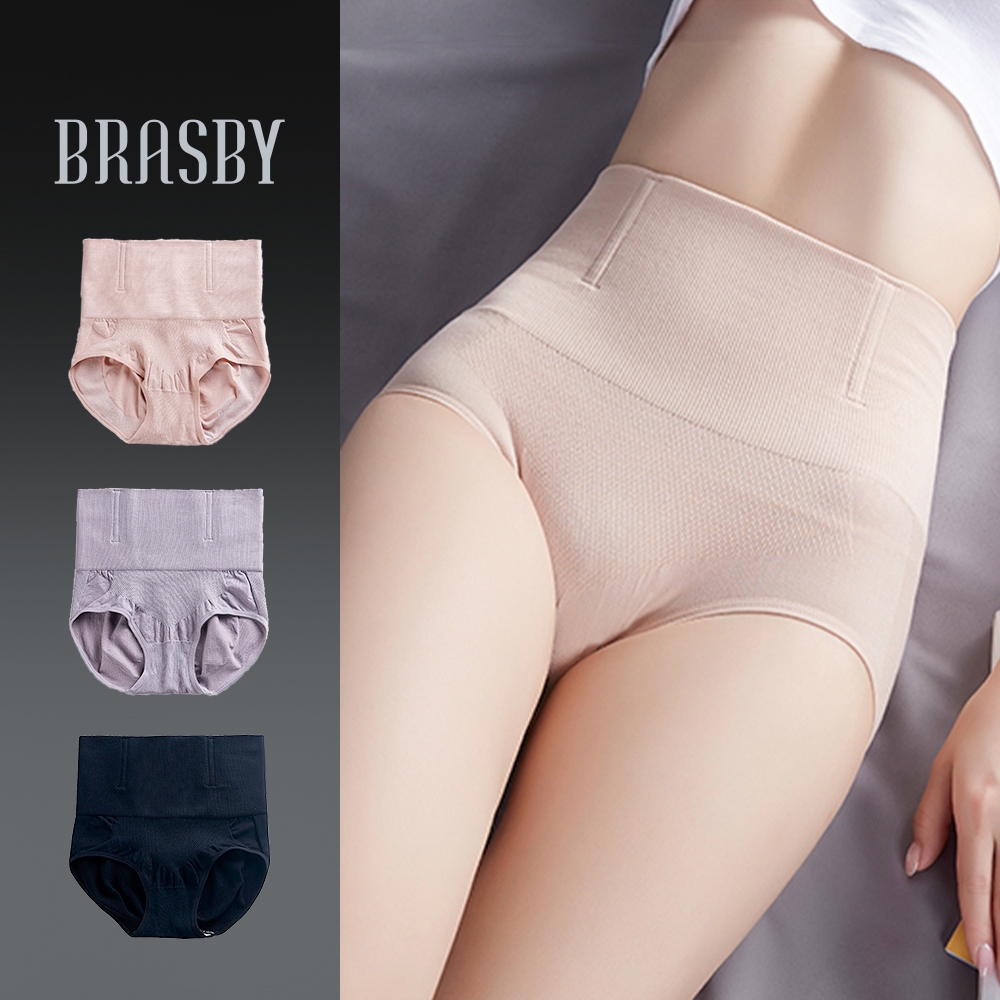 🎉Brasby🎉 กางเกงในเก็บพุง เอวสูง ลดหน้าท้อง เพิ่มแรงกดดันให้หน้าท้องส่วนล่างกระชับ กำจัดไขมันหน้าท้องอย่างมีประสิทธิภาพ