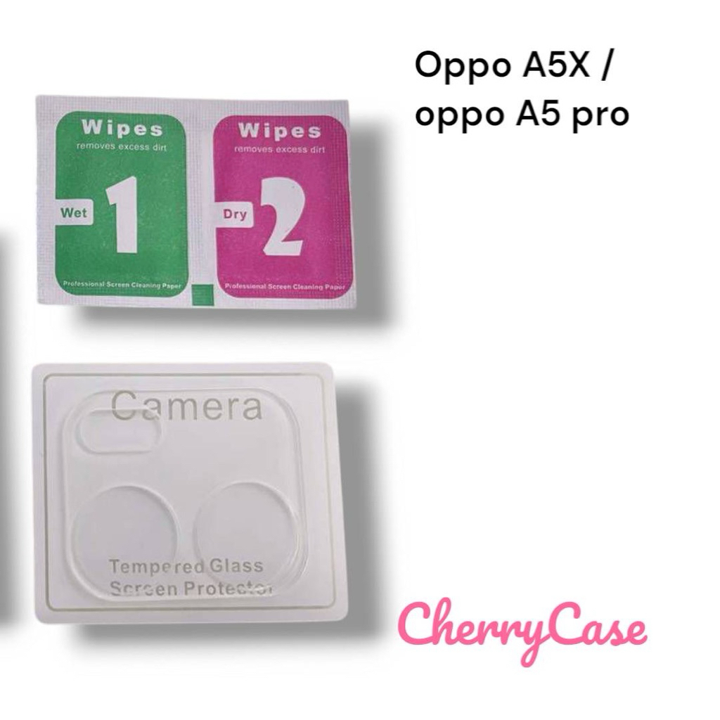 ฟิล์มกระจกติดเลนส์กล้อง  Oppo A5 pro / Oppo A5X  ฟิล์มกระจกนิรภัยป้องกันกล้อง