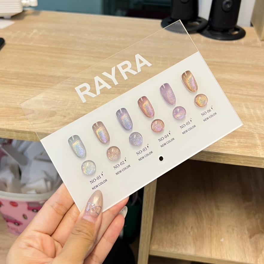 ยกเซตสีเจล Rayra premium gel 6 color RL28    RL-CE-RL28-99 ใช้สำหรับแต่งเล็บ