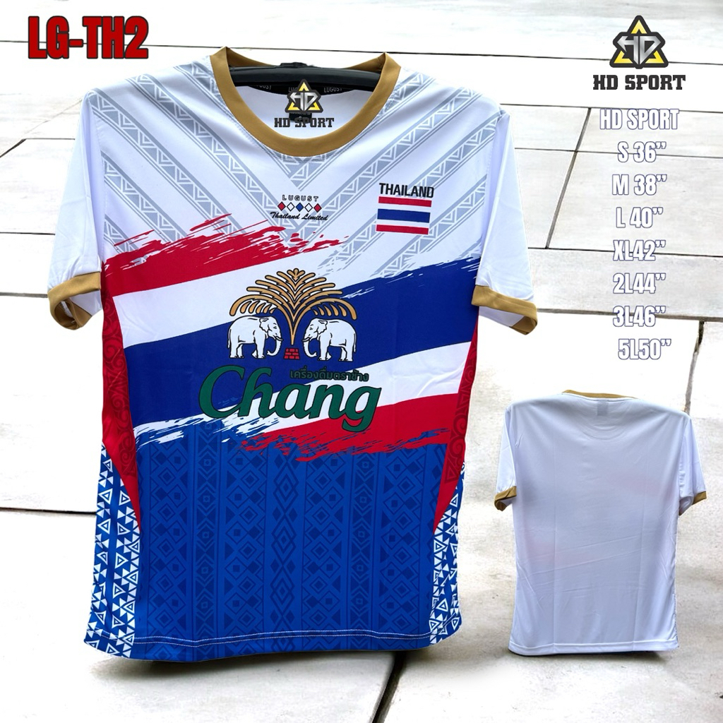 เสื้อพิมลายthailand LG-TH2 เสื้อคอกลมผ้าดีทรงสวย สวมใส่สบาย สินค้าพร้อมส่ง