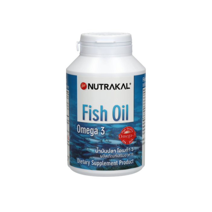 Nutrakal Fish Oil Omega 3 (90 CAPSULES) - นูทราแคล น้ำมันปลา โอเมก้า 3 ผสมวิตามินอี (90 เม็ด)