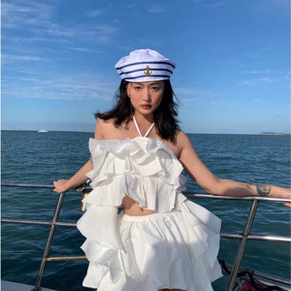 🩷sexy baby🩷หมวกกะลาสีเรือ หมวกสวมบทบาท หมวกยูนิฟอร์ม สำหรับผู้หญิง เครื่องประดับแฟชั่น ส่งไวจากไทย