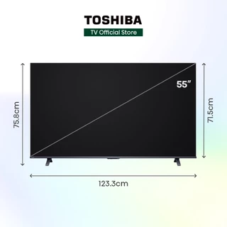 Toshiba TV 55E450RP ทีวี 55 นิ้ว 4K Ultra HD Quantum Dot VIDAA HDR10+ Dolby Atmos Smart TV