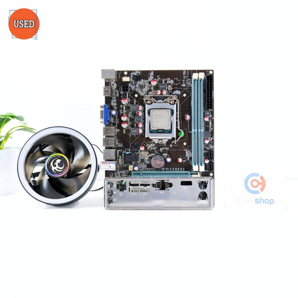 ชุดซีพียูพร้อมเมนบอร์ด CPU: INTEL CORE I5-3570 3.4 GHz + MB: LONGWELL P8H61-GL + CPU COOLER: TSUNAMI