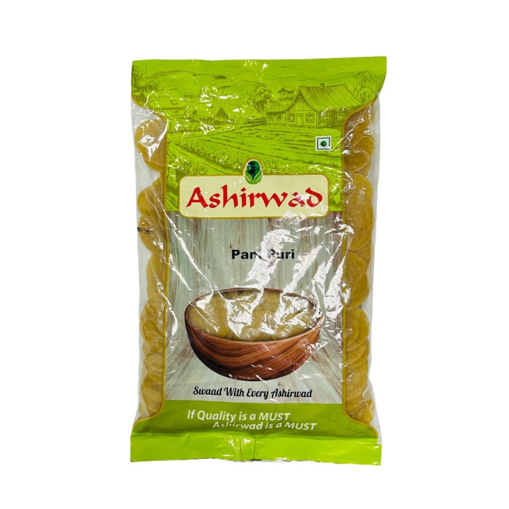 Ashirwad Pani Puri ( Oval Papad ) 500g