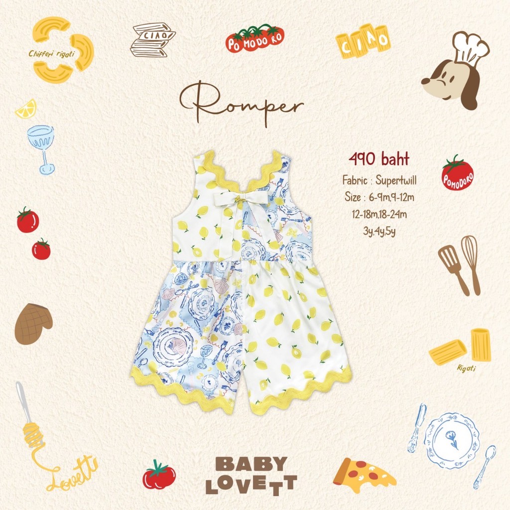 06 Bon Appétit Baby - Romper