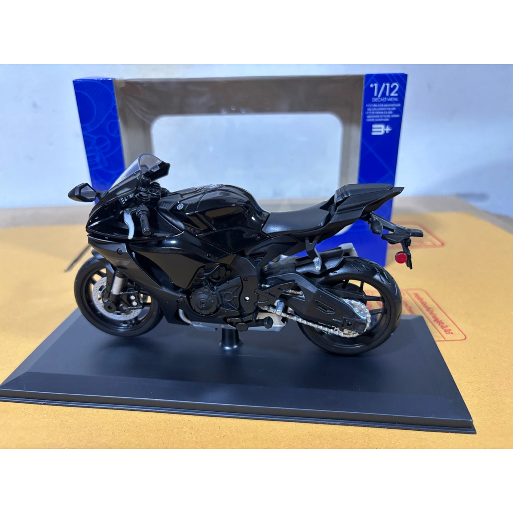 รถมอเตอร์ไซค์ Yamaha YZF-R1 (เป็นงานโมเดลMaisto พลาสติก)สเกล1:12 รายละเอียดสวยสมจริงสินค้าตามภาพ 100% ราคา ถูกที่สุด ดีลบีเคเค แกลเลอรีภาพที่ 8