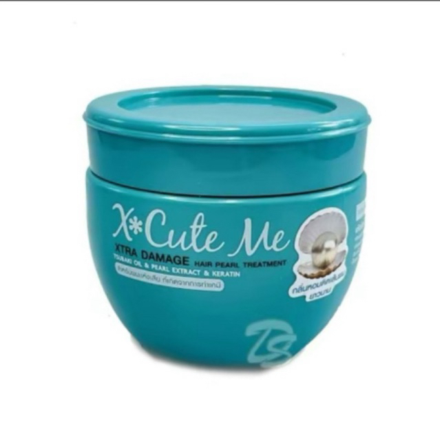 ทรีทเม้นท์ X Cute me xtra Damage Hair pearl Treatment เอ็กซ์คิวท์ มี แฮร์ ทรีทเม้นท์ มี 2 ขนาด 250