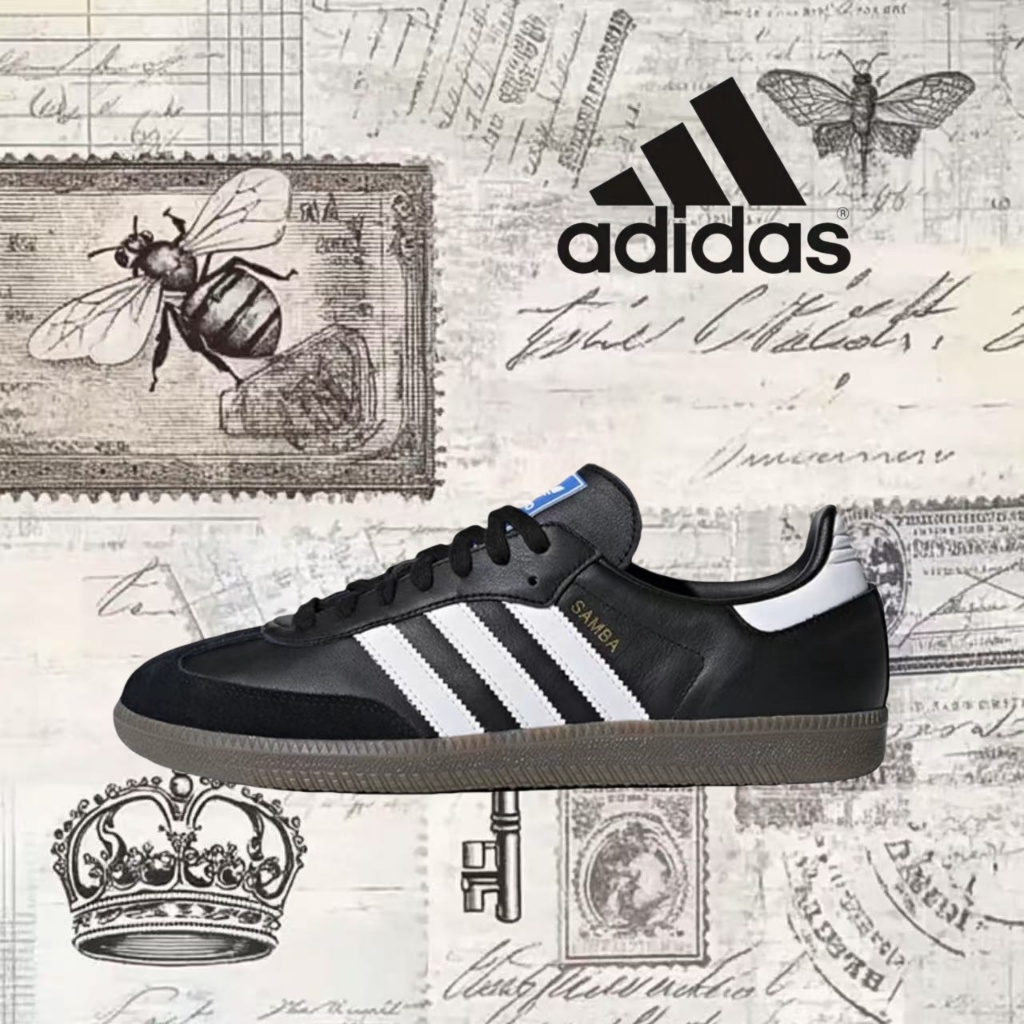 🎉（ของแท้ 100 %）adidas originals Samba B75807 สีดำ