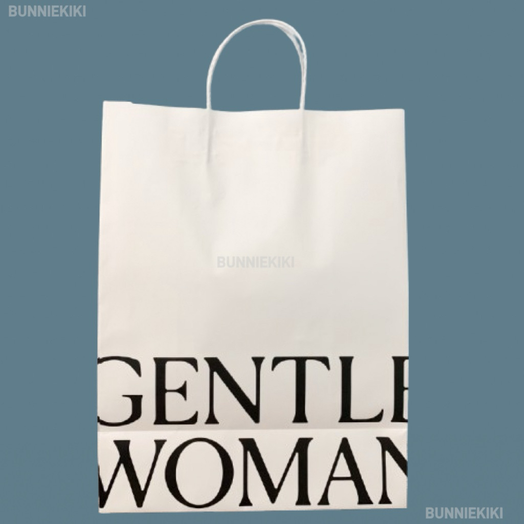 [พร้อมส่ง] ถุงกระดาษ GENTLEWOMAN ของแท้จากช้อป100%(ส่งพับครึ่ง)