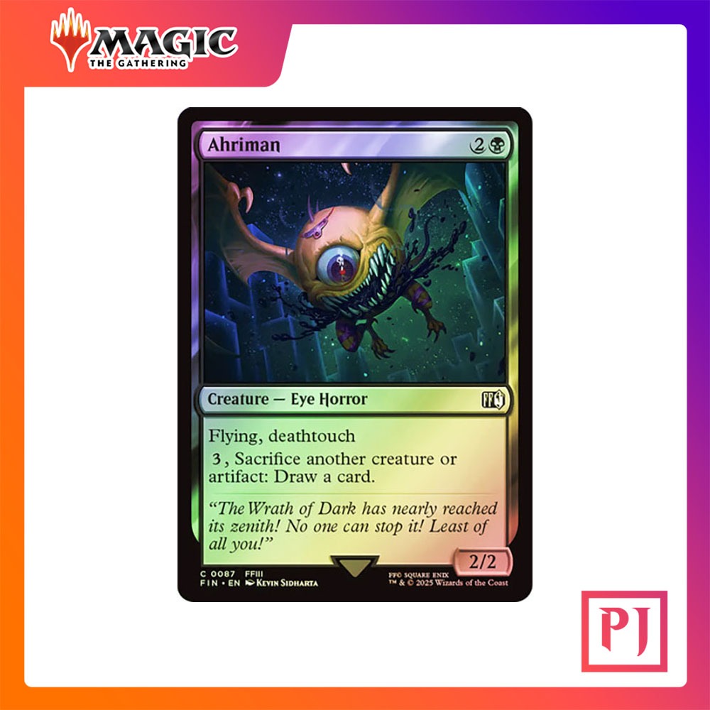 [MTG] Ahriman [FIN] [BLACK] [COMMON] [FOIL] [ENG] (การ์ดเมจิค / Magic the Gathering)