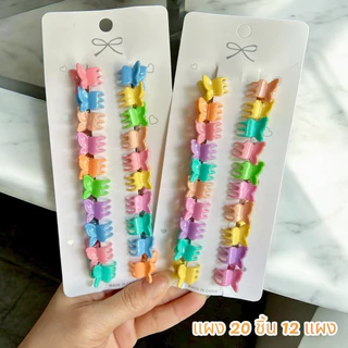 🌷ยกโหล🌷 กิ๊บติดผม แผง 20 ชิ้น 12 แผง ราคาส่ง G053