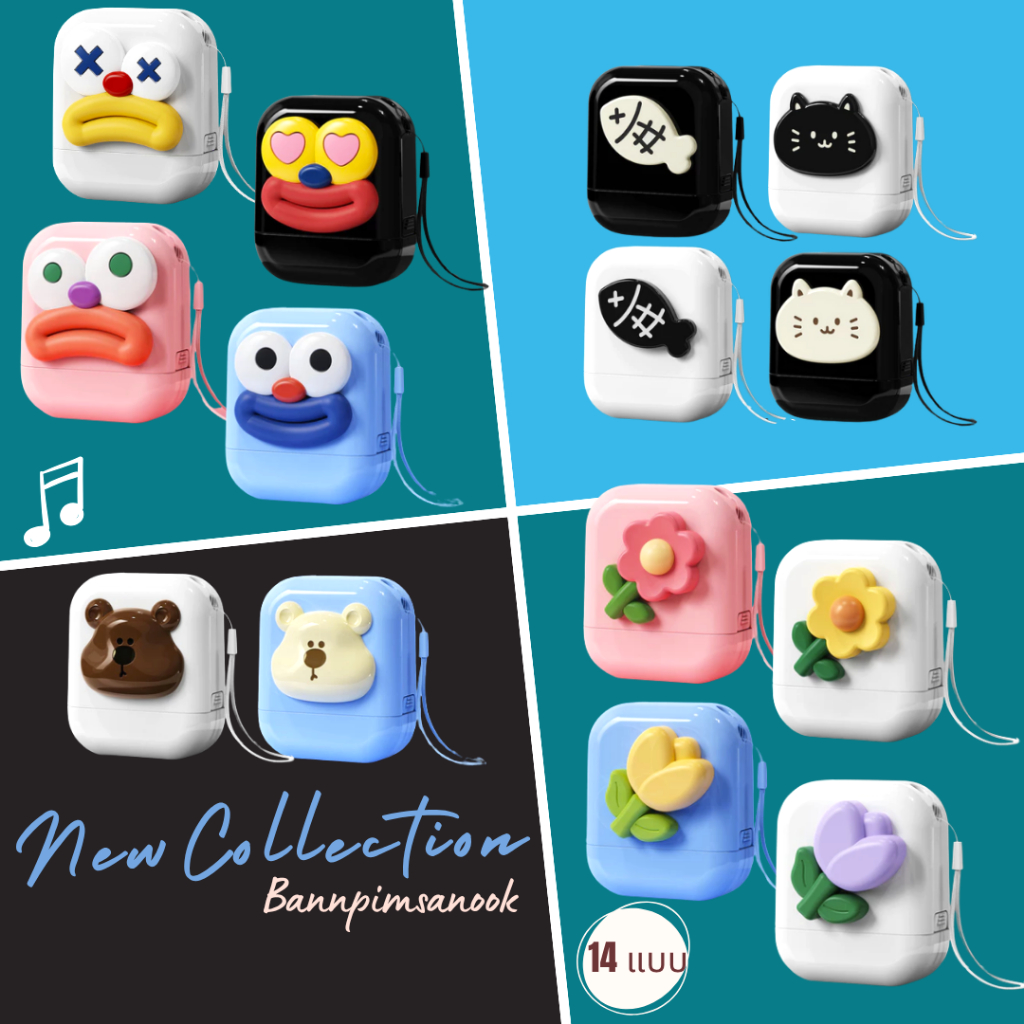 ตรายางหมึกในตัว Flash Stamp การ์ตูนแฟนซี (16 แบบ)(หมึกปั๊มกระดาษเท่านั้น)