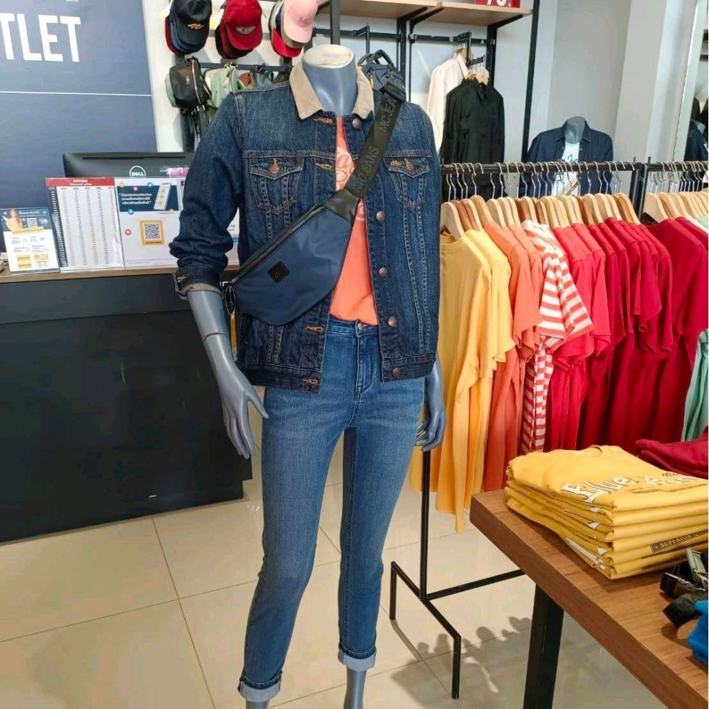 เสื้อแจ็คเก็ตยีนส์Mcjeansแท้พร้อมถุงช็อป
