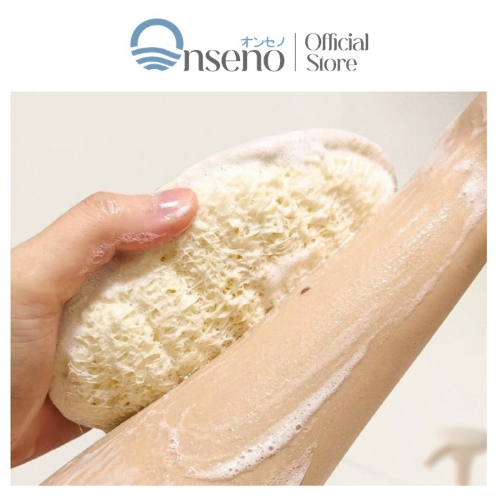 ONSENO ผู้ติดตามใหม่ลด10% ใยบวบขัดผิว ใยบวบขัดตัว ขัดผิว​ สครับผิวขาว มีสายคาด เกรดดีเยี่ยมไม่บาดผิว YB07