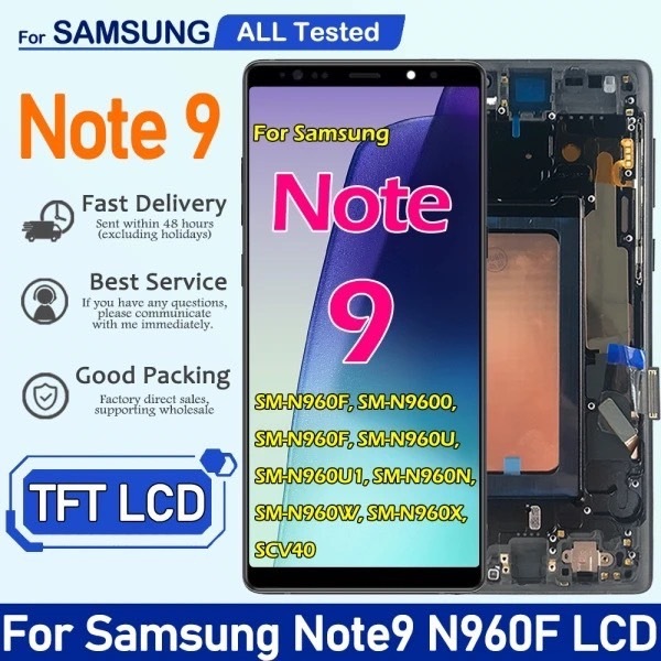 หน้าจอ samsung Note 9 จอoled Lcd Screen Display Touch จอชุด จอ+ทัช ซัมซุงNote9
