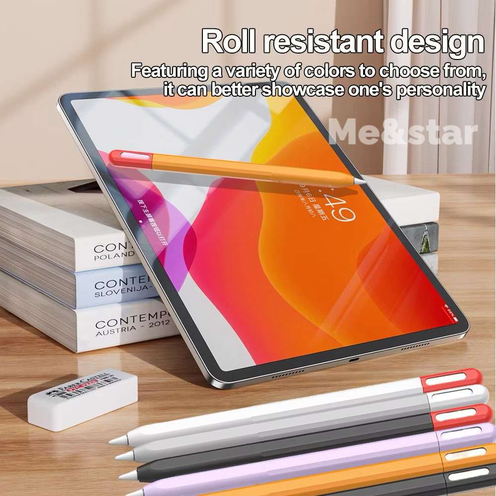 สําหรับ Apple Pencil Pro เคสซิลิโคนปิดกั้นสี Apple รุ่น Pen pro ฝาครอบป้องกัน 7 สี ราคา ถูกที่สุด ดีลบีเคเค แกลเลอรีภาพที่ 8