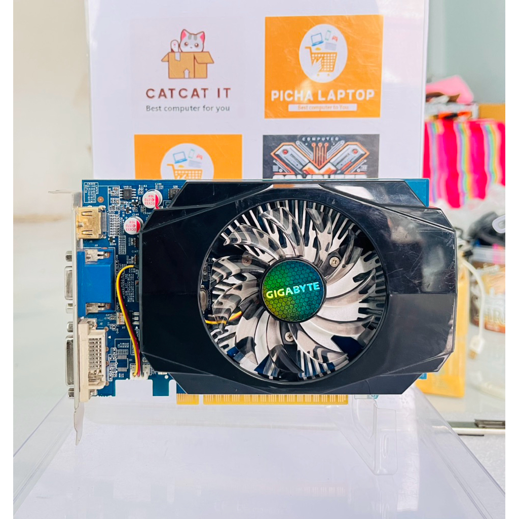 Gigabyte Nvidia GT730 2GB GDDR3 hdmi vga dvi มือสอง (กล่อง3)