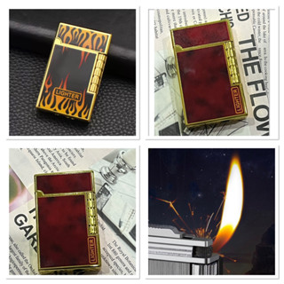 ไฟแช็คดูปองค์แบบลายไฟ ลายแดง พร้อมส่งค่ะ